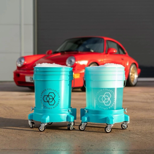 Kbelík Carbon Collective Clear Teal Detailing Bucket (20 l)